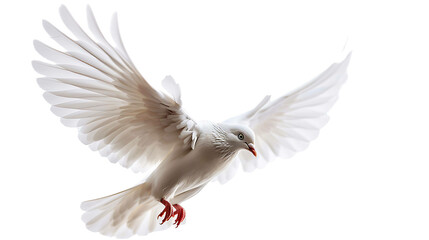 Obraz premium dove isolated on white