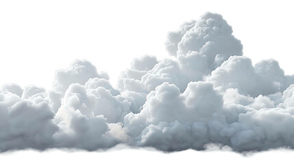 A large, white cloud with a hint of blue fills the frame.