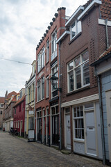 A street in the old town of Alkmaar in the Netherlands