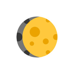 Waxing Crescent Moon Icon
