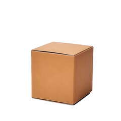 Fototapeta premium Cardboard box isolated on transparent background