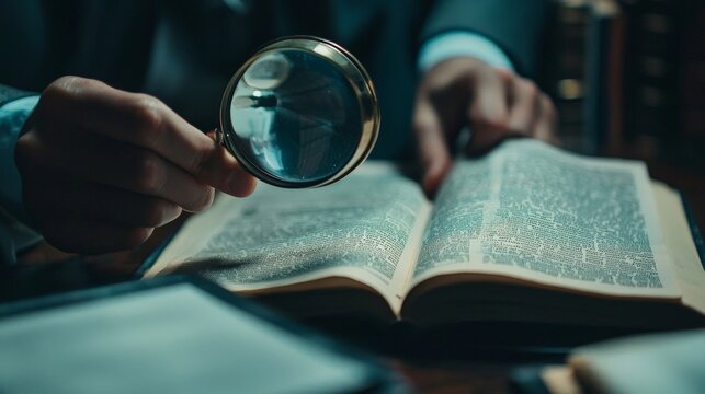 A research paper being reviewed, focusing on the typology of serial crimes