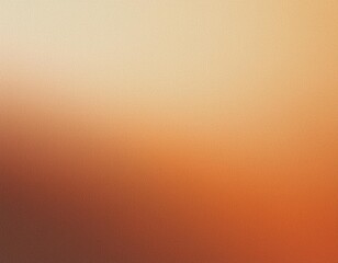 Obraz premium Gradient background with a beige to orange color transition, creating a minimalist and clean design