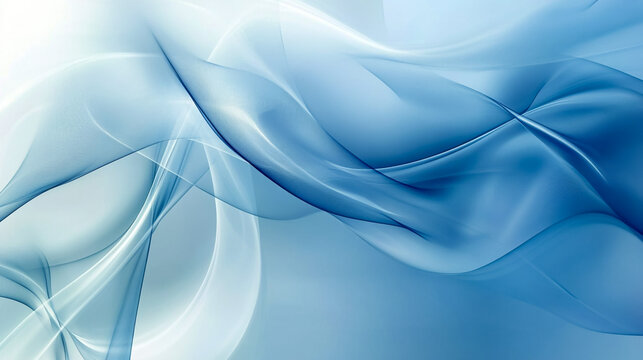 abstract blue smoke wave background