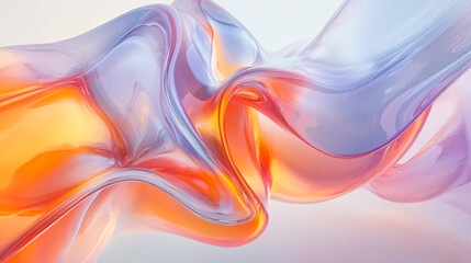 Naklejka premium Abstract waves shape background