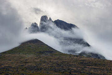View of Ulamertorsuaq mountain and surrounding area in Tasermiut fjord (South Greenland)	