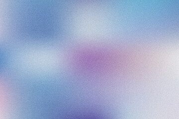 Dreamlike gradient with soft hues of blue and purple in grainy texture, blurred background, color blending effect, aesthetic soft texture