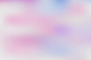 Soft pastel gradient with grainy texture in hues of pink, purple and blue, blurred background, color blending effect, aesthetic soft texture