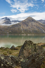 View of Ulamertorsuaq mountain and surrounding area in Tasermiut fjord (South Greenland)	