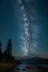 night sky with clouds