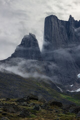 View of Ulamertorsuaq mountain and surrounding area in Tasermiut fjord (South Greenland)