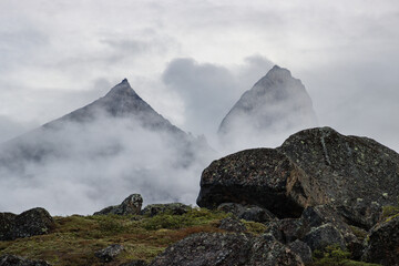 View of Ulamertorsuaq mountain and surrounding area in Tasermiut fjord (South Greenland)	