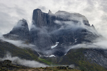 View of Ulamertorsuaq mountain and surrounding area in Tasermiut fjord (South Greenland)	