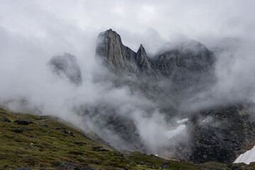 View of Ulamertorsuaq mountain and surrounding area in Tasermiut fjord (South Greenland)	