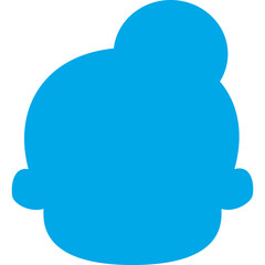 Happy birthday single vector icon