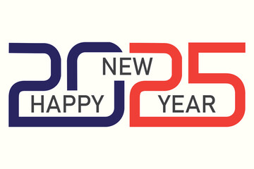 a logo for a new year with a red and blue logo.