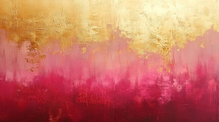 Obraz premium Abstract Gold and Pink Gradient