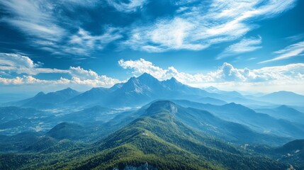 Fototapeta premium Majestic Mountain Landscape