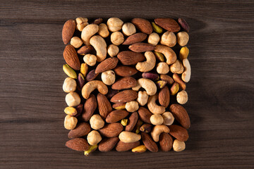 Fresh Nuts Background