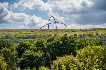 Blick auf das Horizontalobservatorium  Halde Hoheward, Recklinghausen