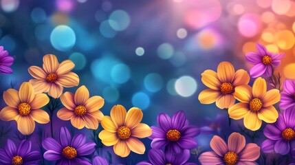 Vibrant Floral Dreamscape