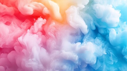 Fototapeta premium Colorful Smoke Cloud