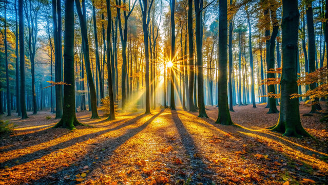 autumn in the forest. forest, autumn, fall, nature, tree, trees, landscape, park, leaf, leaves, woods, yellow, season, wood, foliage, path, sun, orange, outdoors, october, colorful, light, golden, roa