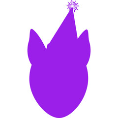 Happy birthday single vector icon