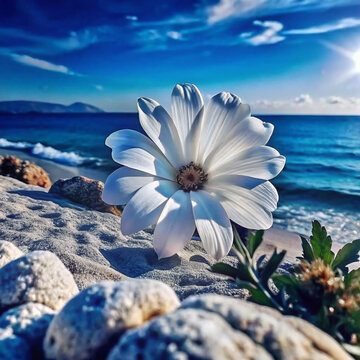 flower on the beach. flower, nature, daisy, spring, flowers, pink, beauty, sky, white, blossom, beach, summer, water, tropical, frangipani, flora, blue, plant, bloom, spa, floral, petal, plumeria, bea