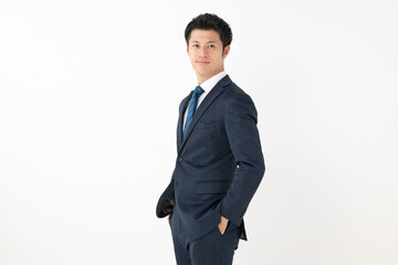 スーツを着たビジネスマン　ポートレート