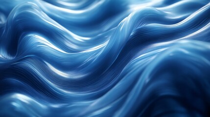 Obraz premium Abstract Blue Wave Texture