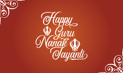 Festive Illustration Celebrating  happy Guru Nanak Jayanti. vector illustration. EPS 10
