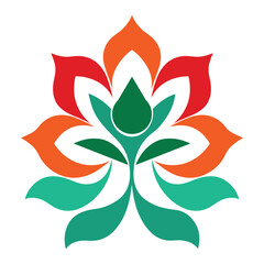 vibrant floral design, Abstract Blossom Flower Vector Design Art, Modern Abstract Flower Vector Clipart