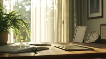 The Workspace with Natural Light