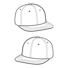 Baseball cap vector illustration

