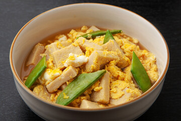 高野豆腐の卵とじ