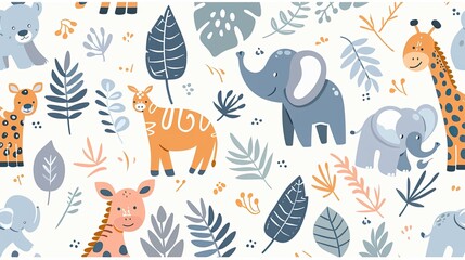 Abstract seamless pattern