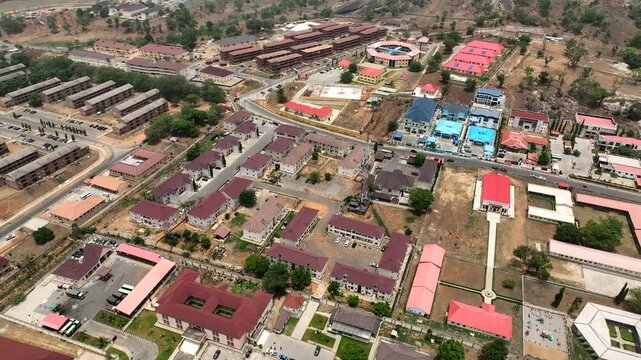 abuja Ariel view with building and offices