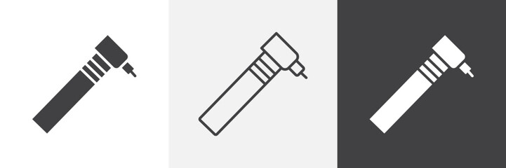 Dental drill icon set. vector illustration.