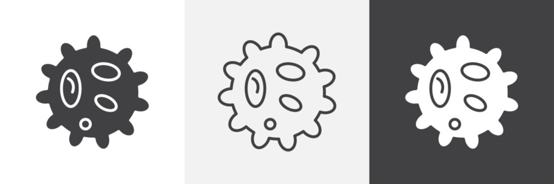 White blood cell icon set. vector illustration.