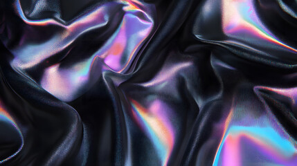 Abstract Holographic Fabric Texture