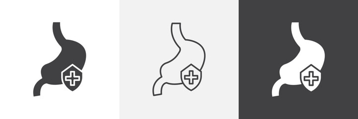 Good digestion icon set. vector illustration.