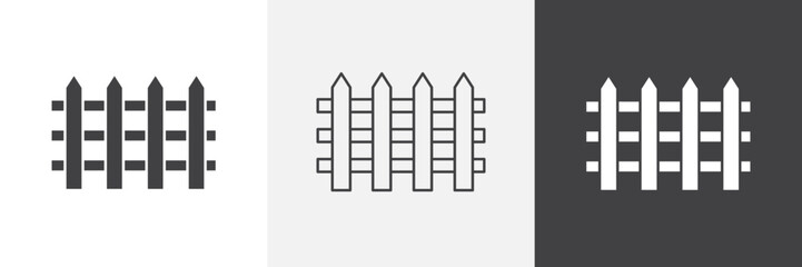 Yard icon set. vector illustration.