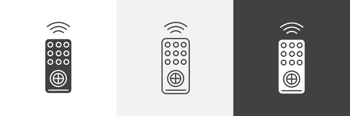 Remote icon set. vector illustration.