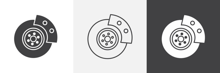 Disk brake icon set. vector illustration. © Creatives