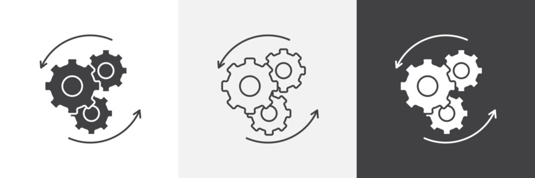 Operation icon set. vector illustration.