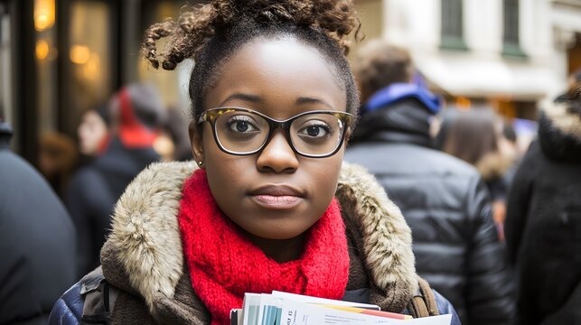 Job seekers actively engaging with recruiters at a bustling career fair, showcasing determination and eagerness in their pursuit of professional opportunities.