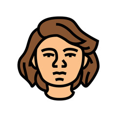 pride woman expression color icon vector. pride woman expression sign. isolated symbol illustration