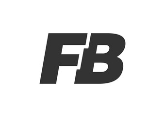 FB Techno Editable Font Logo For Corporate Branding. Bold, Futuristic Design With Unique Typographic Ideas. Minimal Custom Type And Dynamic Letter
