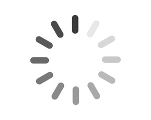 Loading bar status icon. Vector illustration. Vector loaded icons. Download progress. Donload or Upload.